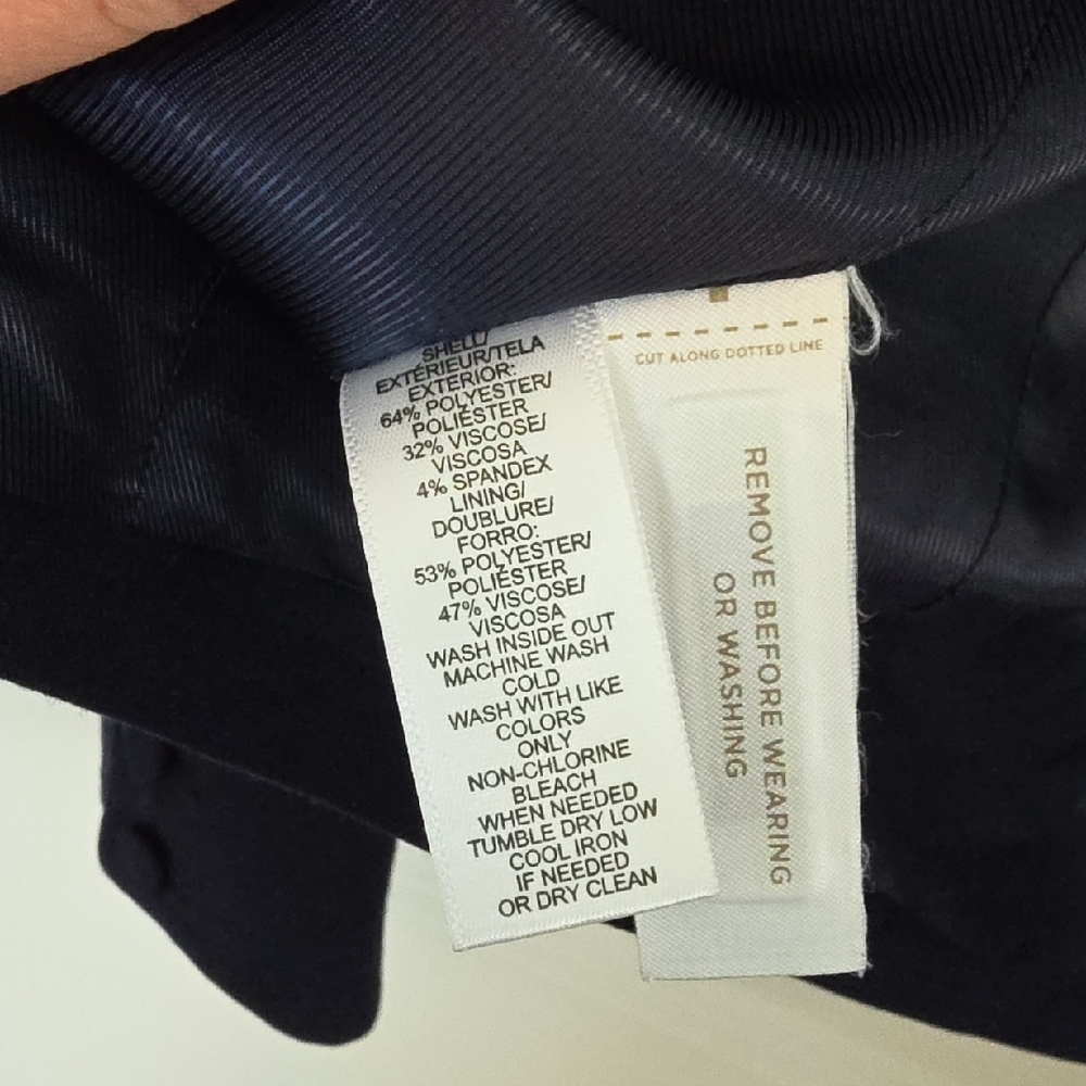 LOFT Navy Women's Blazer - Picture 6 of 7